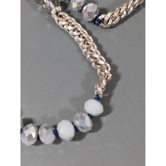 Chloe + Isabel Glass Chain Cord Necklace Layering Boho Chic 28" - Picture 3 of 9